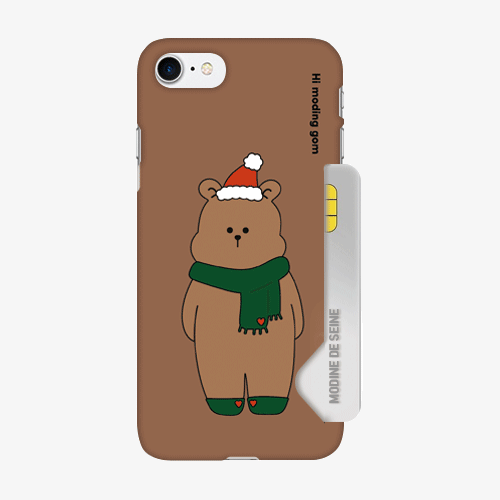 [카드수납 하드] 겨울나기 모딩곰